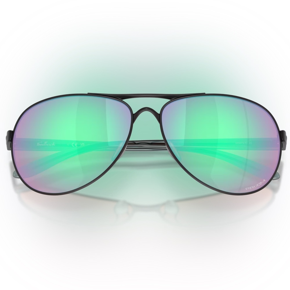 Oakley Feedback Sunglasses - Satin Black Prizm Golf - New in box! - Picture 6 of 13